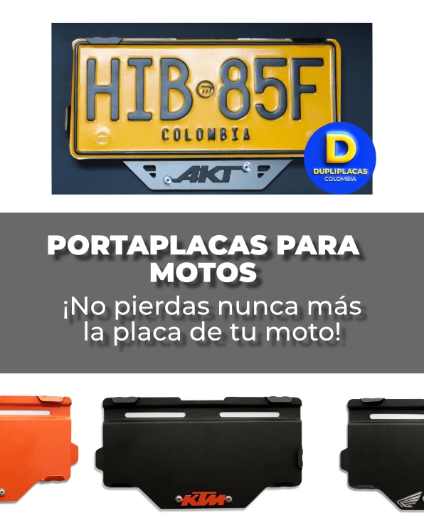 Qué hacer si pierdo las placas de mi vehículo en Bogotá, Medellín, Barranquilla o cualquier ciudad de Colombia